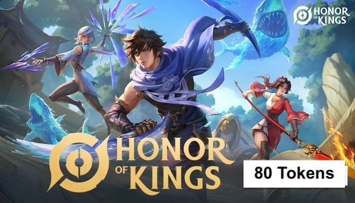 شراء Honor of Kings 80 Tokens بسرعه و بطريقة آمنة ومضمونة و بأرخص الاسعار | ايزي باي فور نت