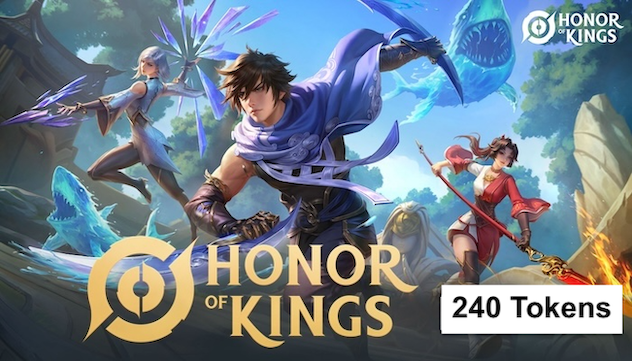 Honor of Kings 240 Tokens-TopUp